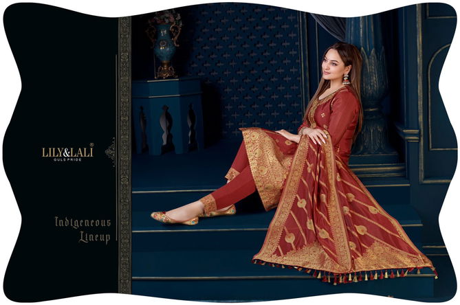 Silk Kari Vol 3 By Lily And Lali Silk Readymade Suits Catalog
